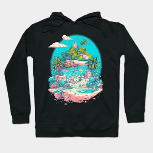 Blazing Coastal Retreat Hoodie